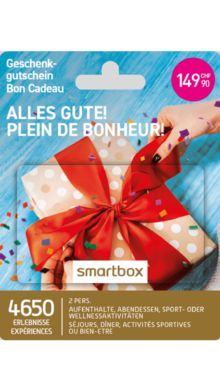 Smartbox Plein de Bonheur Bon Cadeau