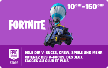 Carte cadeau Fortnite